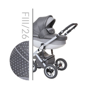 Детская универсальная коляска Baby Merc Faster Style III 2 в 1